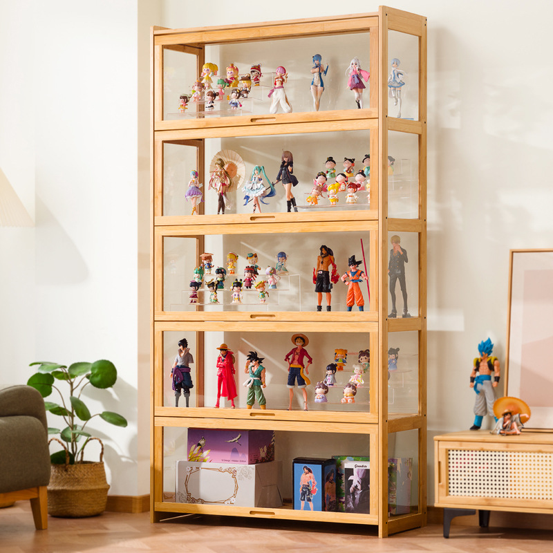 Storage & Organization - Büyük akrilik şeffaf figürin vitrini, model