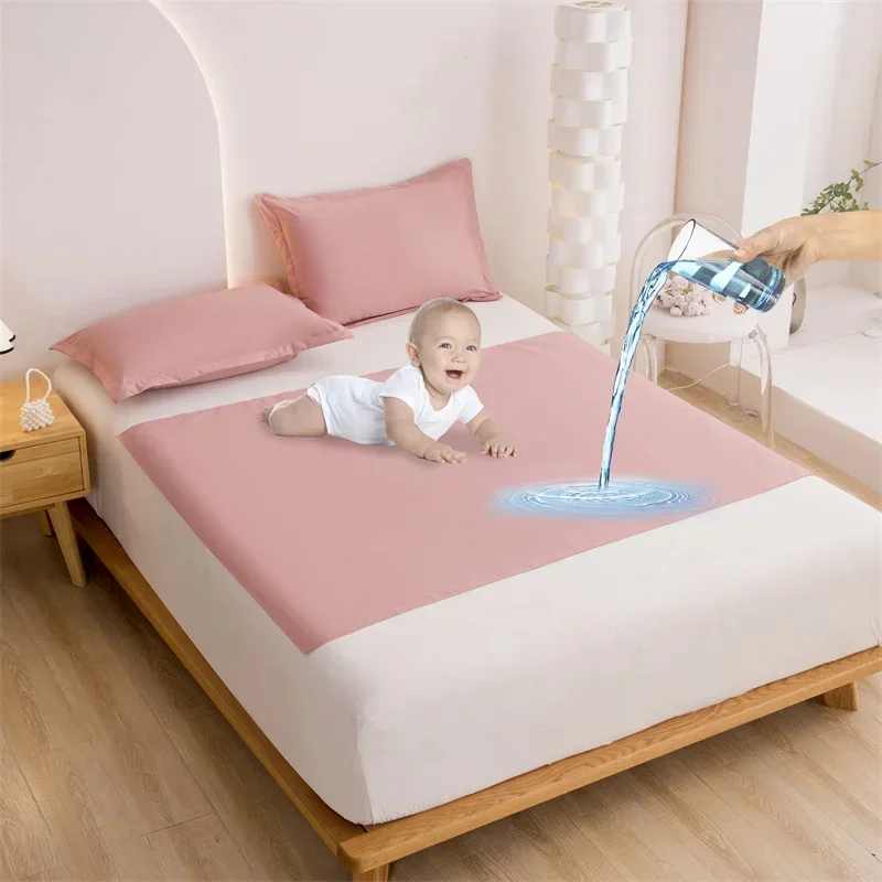 Waterproof Mattress Protector Breathable - Su geçirmez Kumaş Yıkanabilir Bebek Bezi