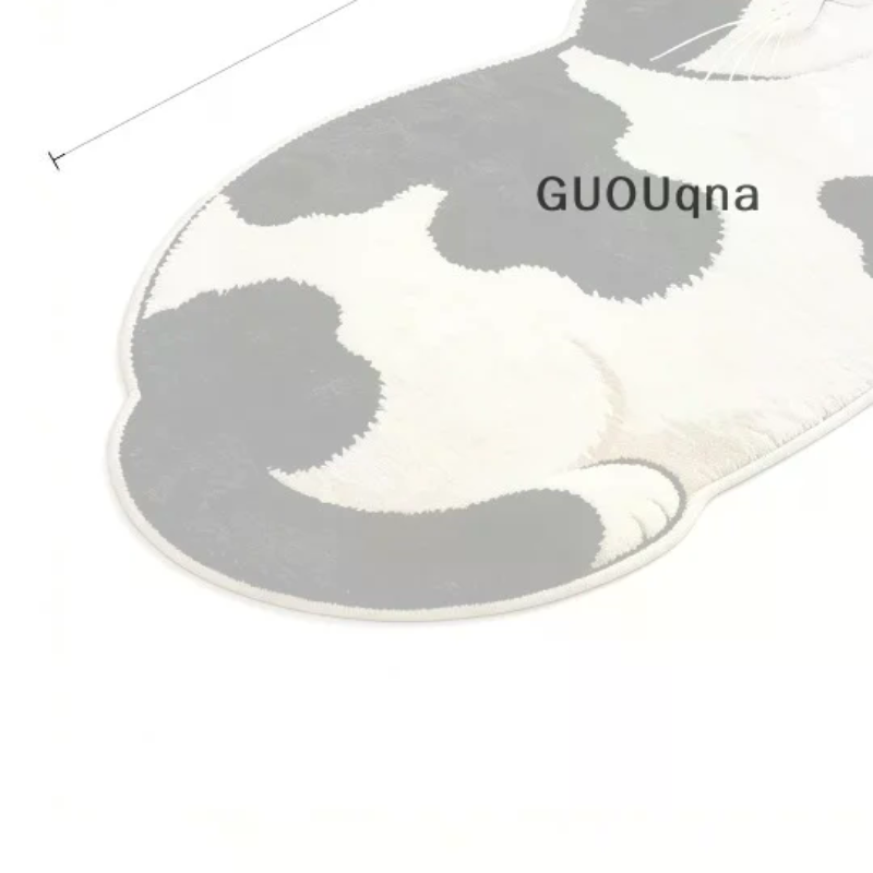 Quick Dry Diatomite Bath Mat - Kedi Şeklinde Diatomit Banyo Paspası, Yüksek