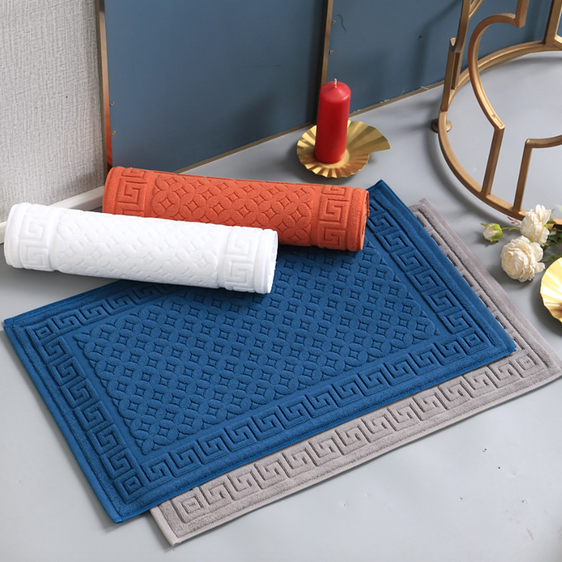 Quick Dry Diatomite Bath Mat - Lüks 45x75cm Pamuklu Banyo Havlusu -