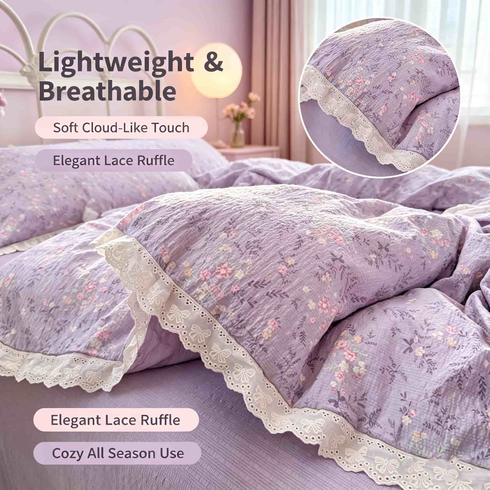 Estetik Cottagecore Yatak Takı - Aesthetic Floral Duvet Cover incelemesi ve fiyatı