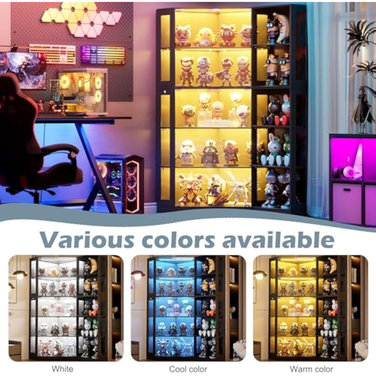Temperli Cam Kapılı Vitrin, Ay - Lighting incelemesi ve fiyatı
