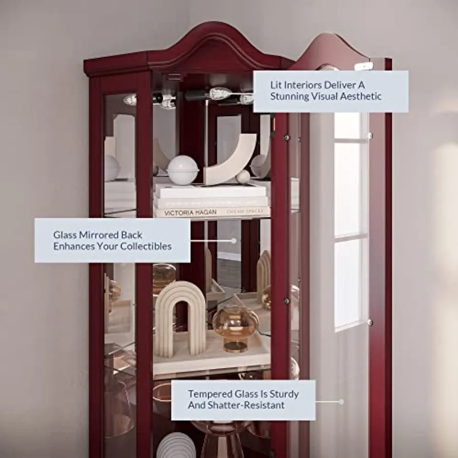 Işıklı Köşe Vitrini, Kavisli Ü - Storage & Organization incelemesi ve fiyatı