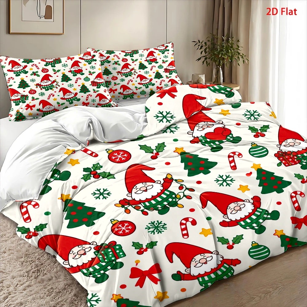 Noel Baba Figürlü Noel Ağacı D - Duvet Cover Sets With Zipper incelemesi ve fiyatı
