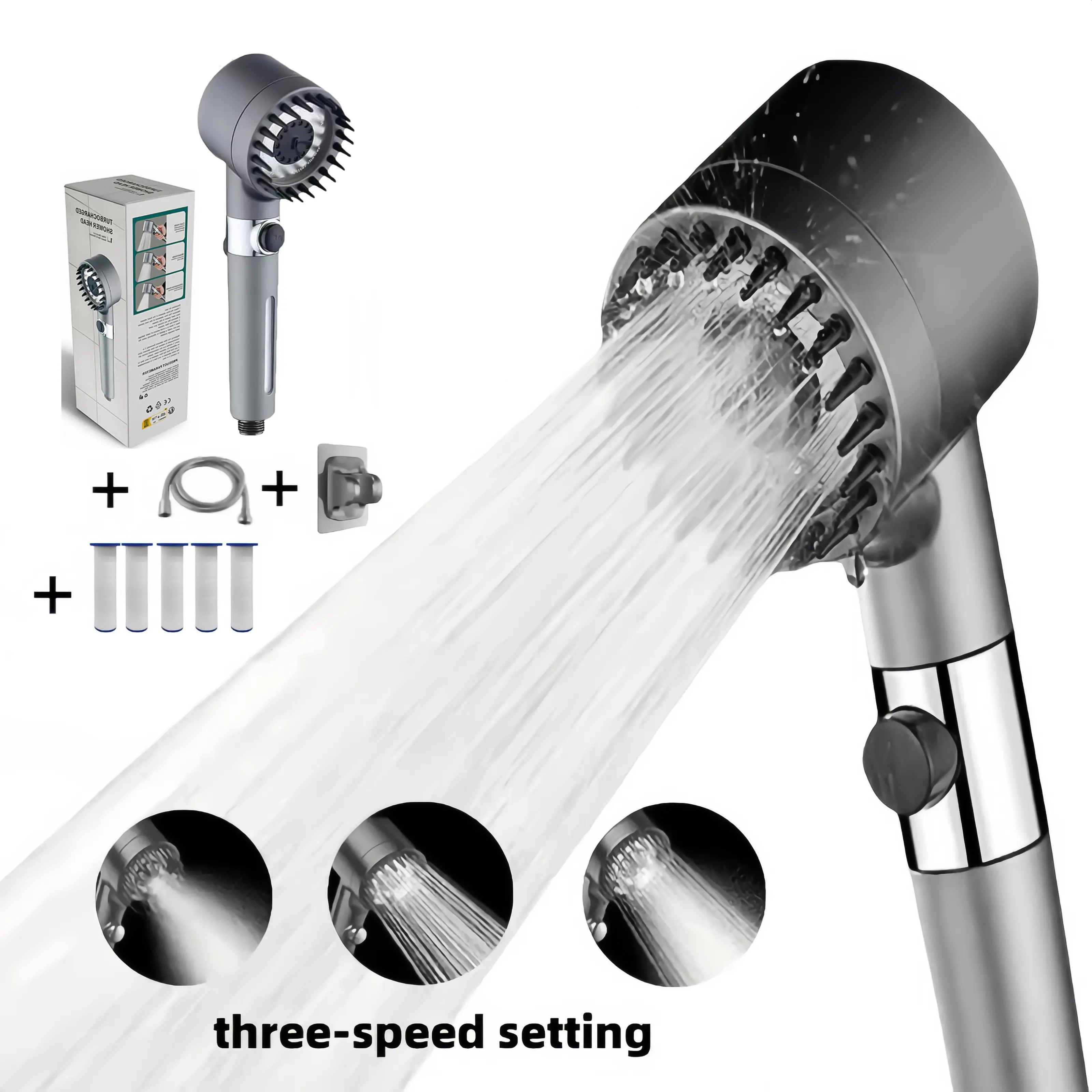 Yüksek Basınçlı, Filtreli, İyo - High Pressure Shower Head Handheld incelemesi ve fiyatı